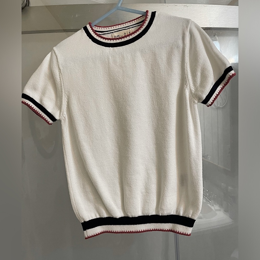 Slate sweater top